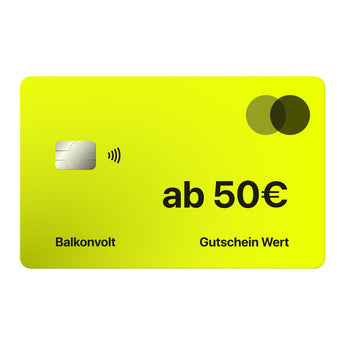 Balkonvolt Geschenkgutschein ab 50€